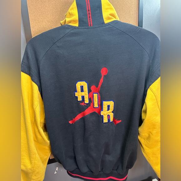 Vintage Nike Air Jordan Sweatshirt Hoodie Mens Size Small OG Flight Swoosh 90s - Picture 5 of 9